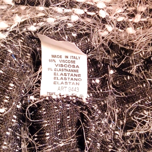 Luigi Moda Italian Knit Bag Style Mini Dress NWT - Picture 6 of 7